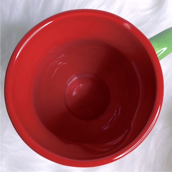 NWOT Bundle Pier 1 Mugs 3D Reindeer Jingle Bell Polka Dot & Gift Giving Snowman - Picture 7 of 8